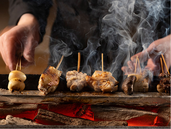 焼きシーン